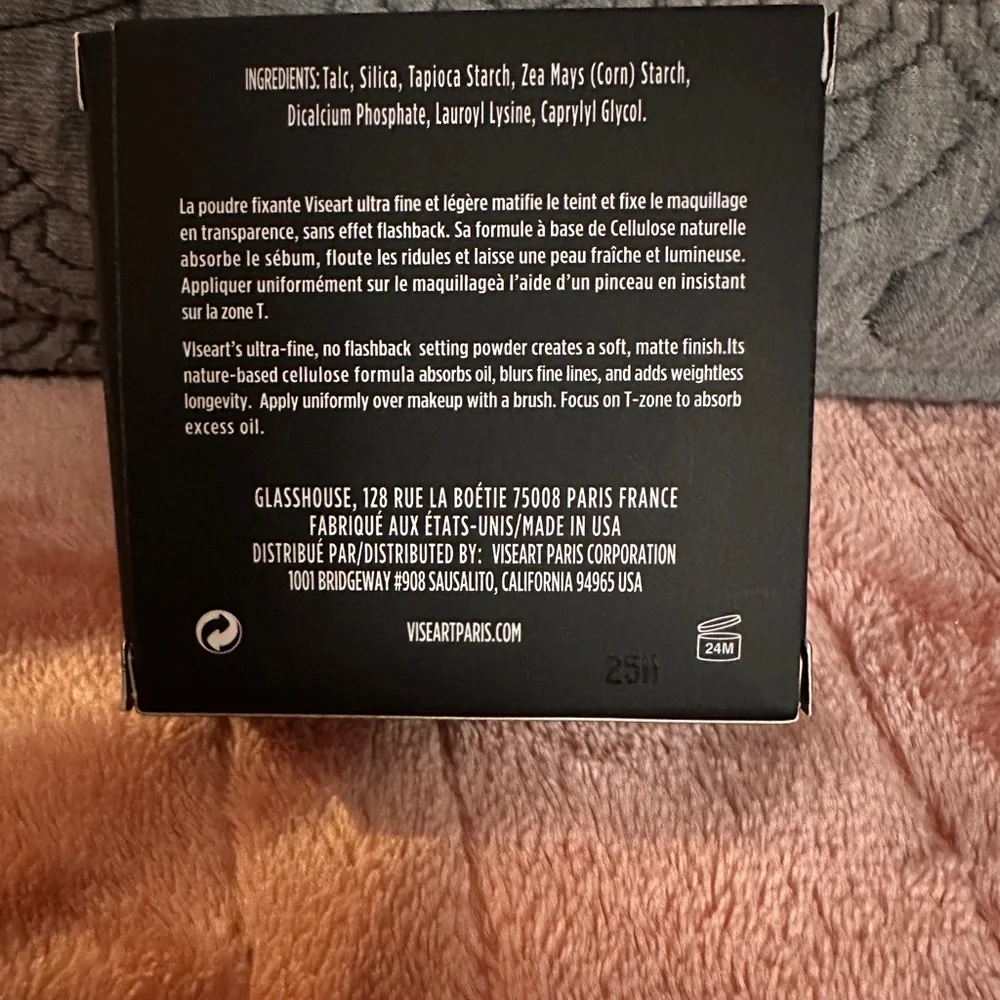 🇫🇷Viseart Seamless Setting Powder – Pro-Grade No Flashback Formula